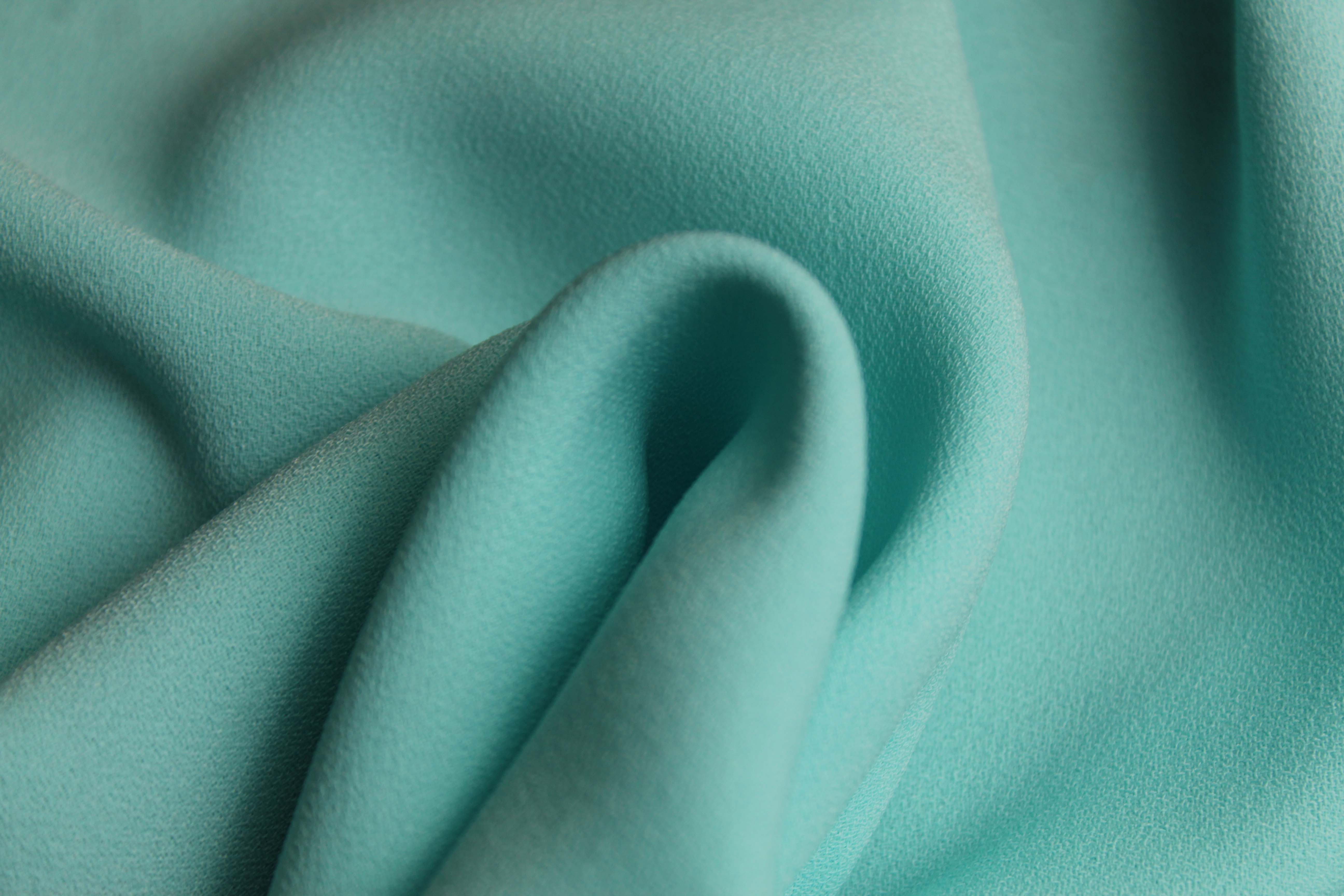 STRETCH CREPE - M AQUA BLUE